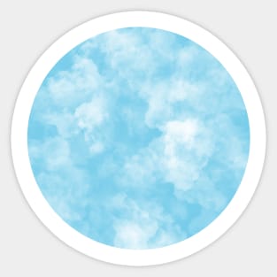 Blue Sky With Clouds Sticker